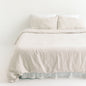 Linen Duvet Cover Set - Natural Chambray