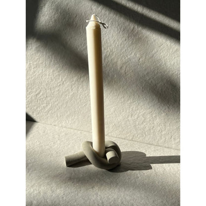 The Knot Concrete Candle Holder